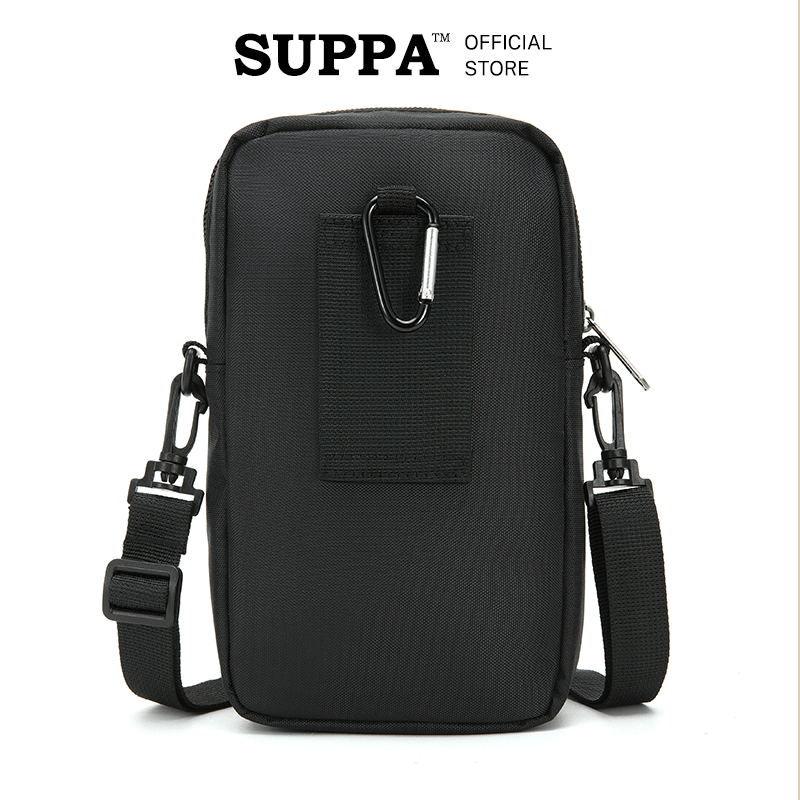 [SUPPA] Men Waist Crossbody Multipurpose Waterproof Nylon Pouch