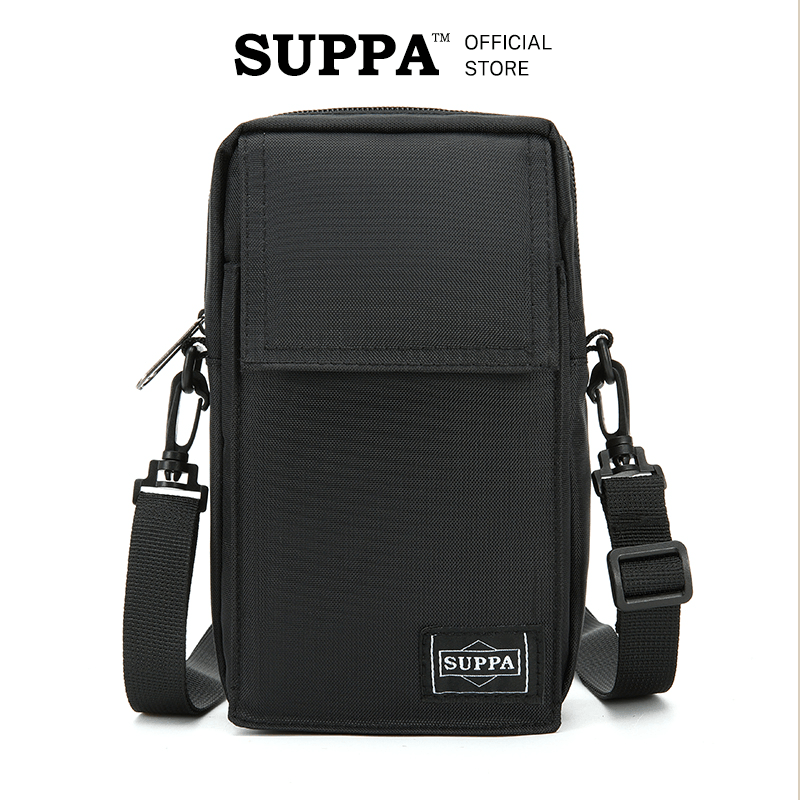 [SUPPA] Men Waist Crossbody Multipurpose Waterproof Nylon Pouch