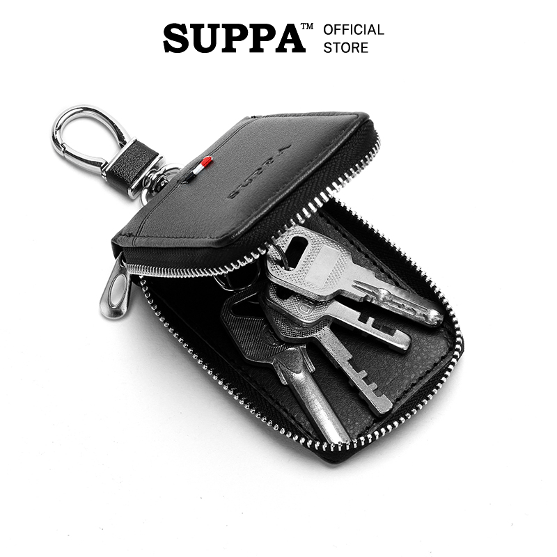 [SG][SUPPA] Unisex Key Pouch Multifunction Zipper Key Chain Key Holder Pouch Premium Quality