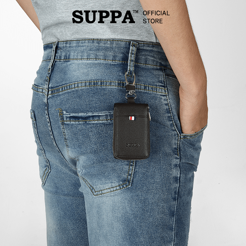 [SG][SUPPA] Unisex Key Pouch Multifunction Zipper Key Chain Key Holder Pouch Premium Quality