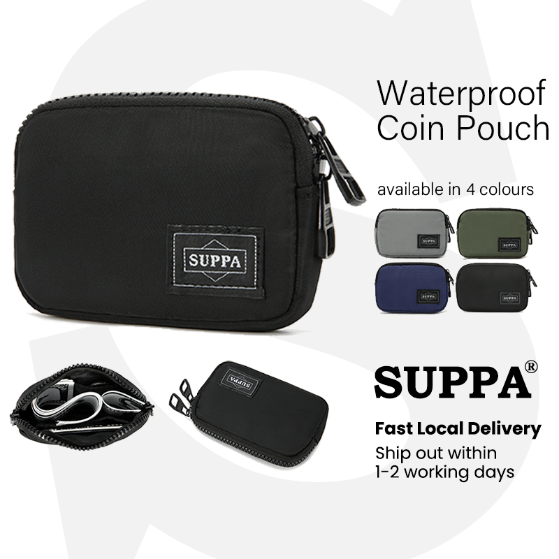 [SG][SUPPA] Multipurpose Coin Pouches Cardholder Wallet Nylon