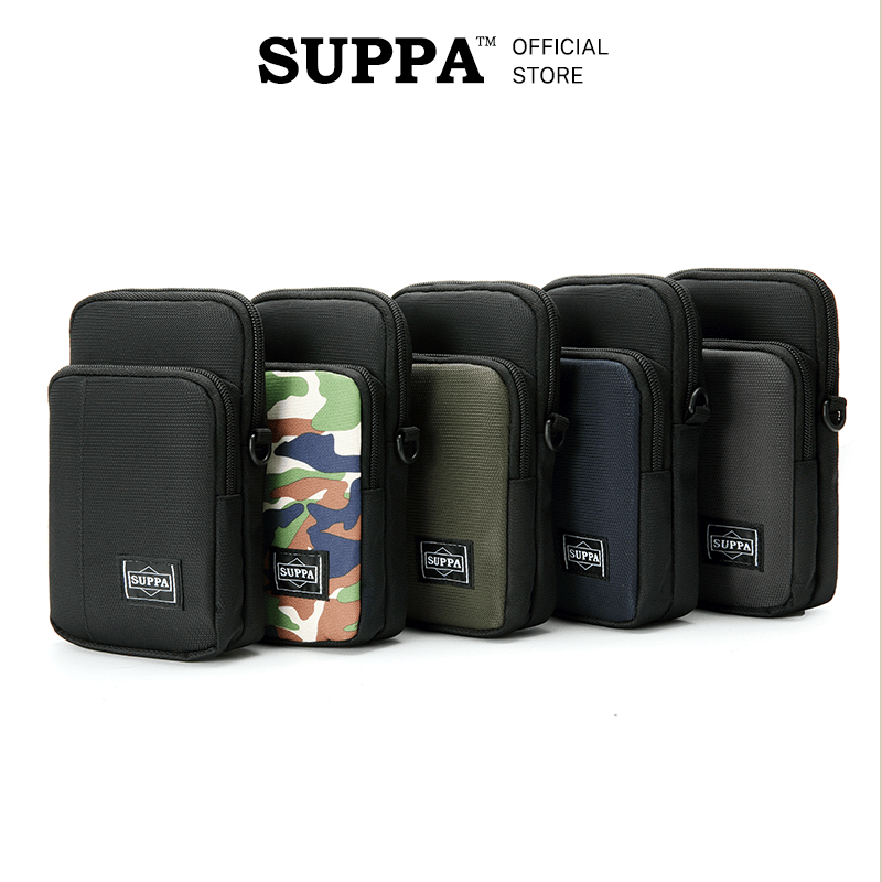 [SG][SUPPA] Waist Handphone Sling Multipurpose Canvas Pouch