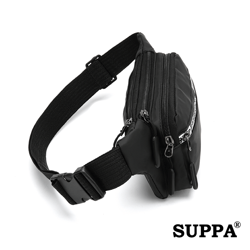 [SG][SUPPA] Waist Cross Body Sling Nylon Pouch