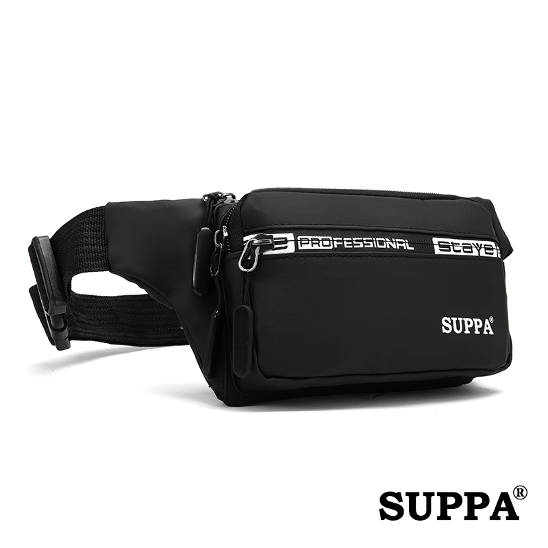 [SG][SUPPA] Waist Cross Body Sling Nylon Pouch