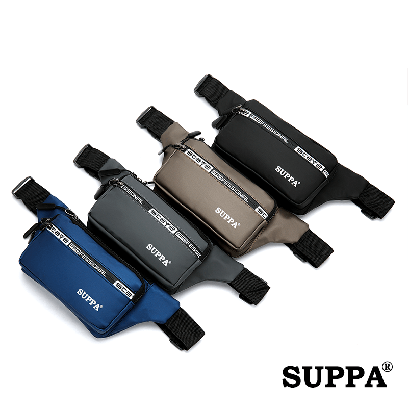 [SG][SUPPA] Waist Cross Body Sling Nylon Pouch