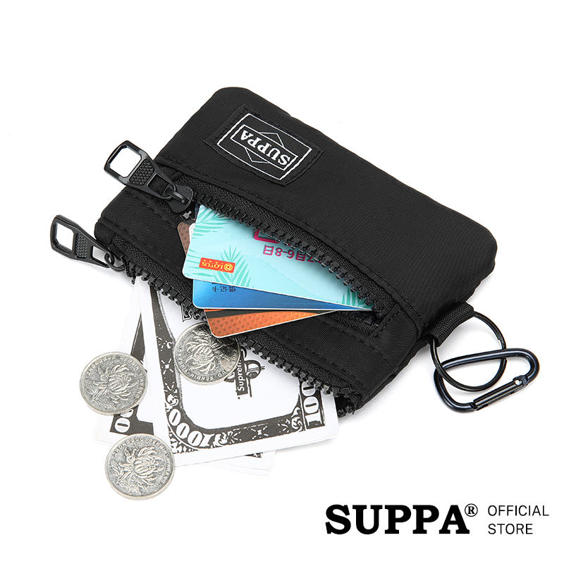 [SG][SUPPA] Multipurpose Nylon Coin Pouches Cardholder Wallet