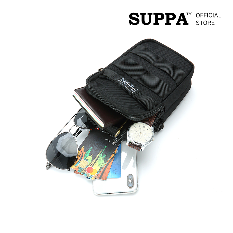 [SG][SUPPA] Waist Sling Multipurpose Handphone Canvas Pouch