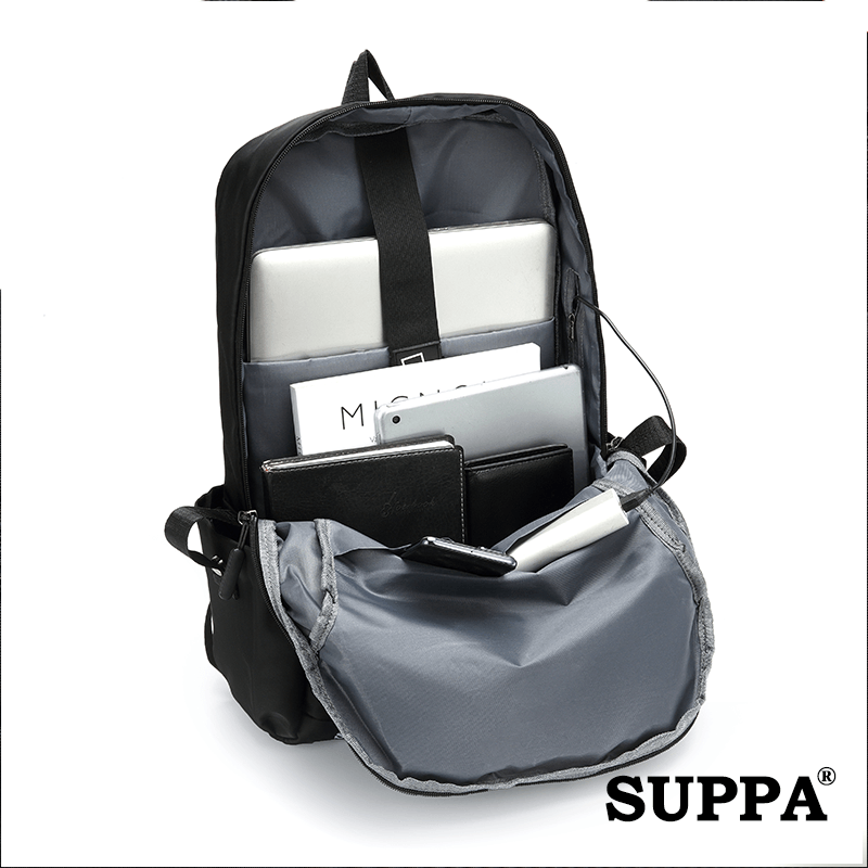 [SG][SUPPA] Light Weight Waterproof Nylon Backpack Laptop Bag Backpack